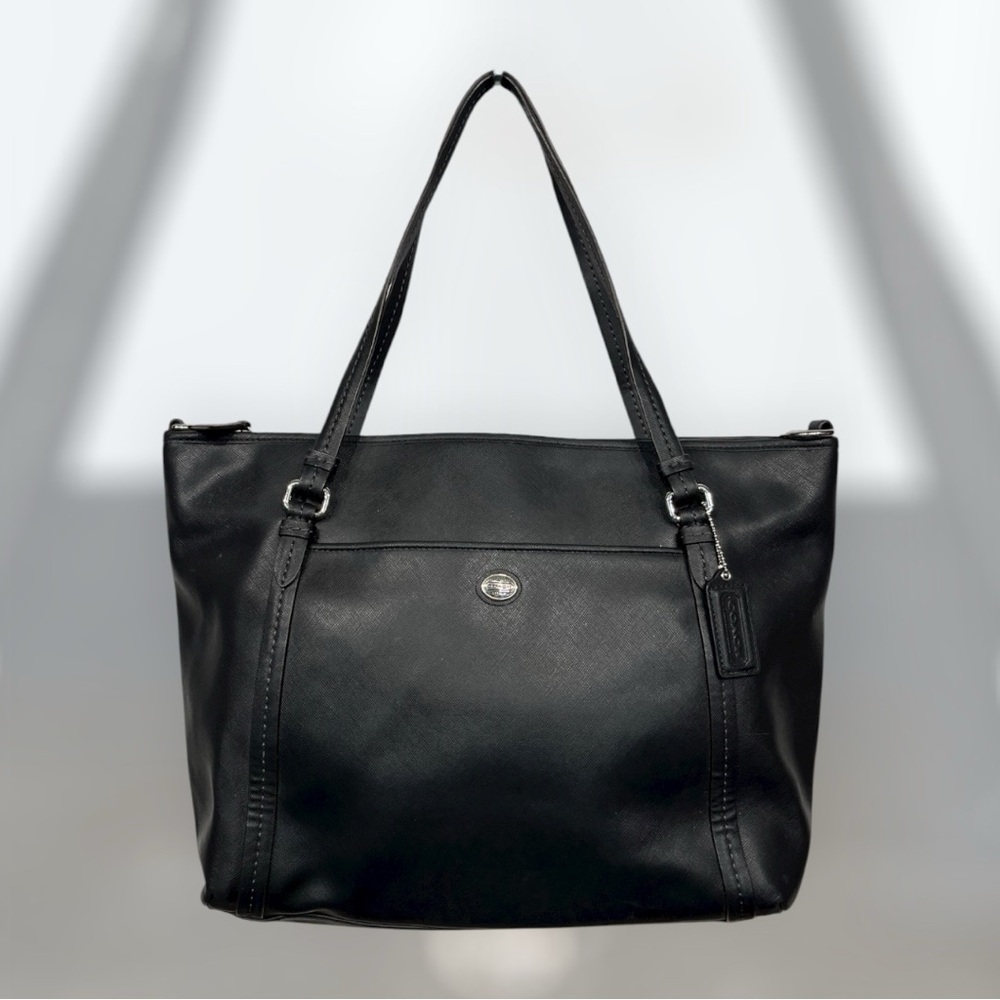 Coach Peyton Pocket Leather Tote